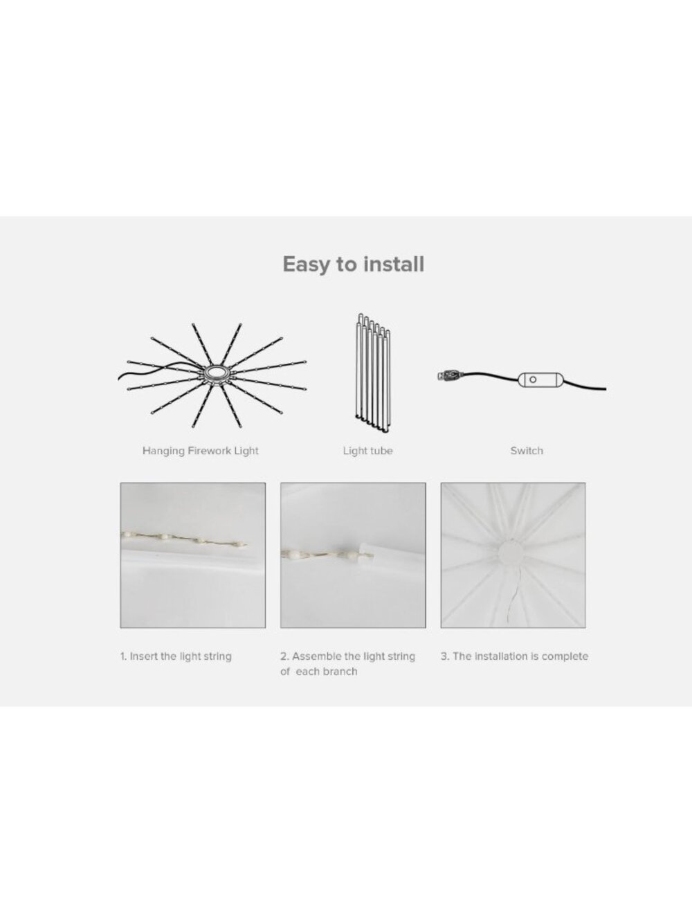 Firework LED Strip Lights Dream Color Change RGB Music Sync APP Room Party Bar - Picture 4 of 11